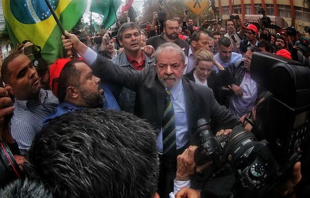 50 mil prestaram solidariedade Lula, segundo Frente Brasil Popular. PM e imprensa falam em 4 mil. Foto: Ricardo Stuckert