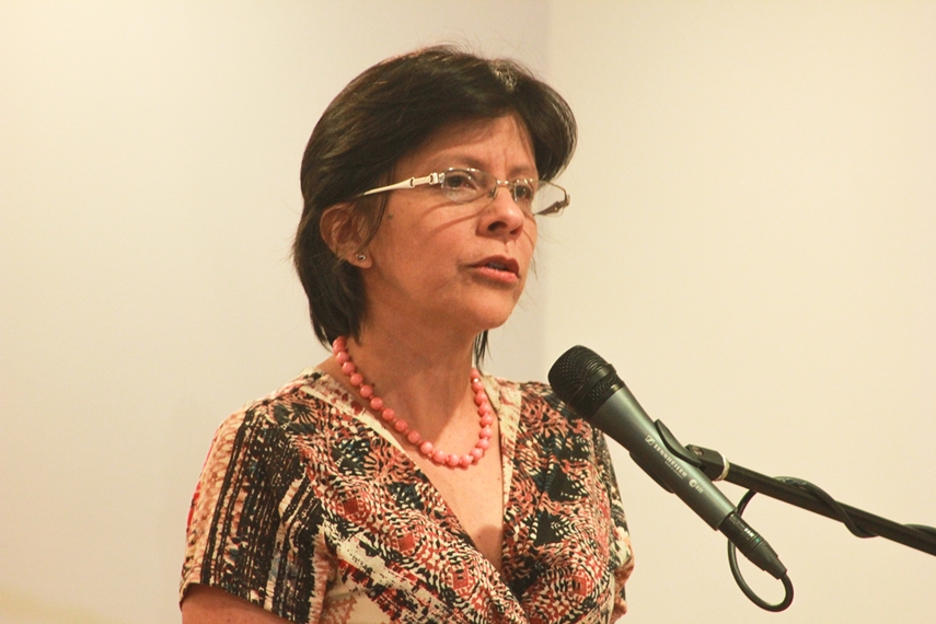 Sanda Oblitas, vice-presidenta do CNE. Foto: CNE