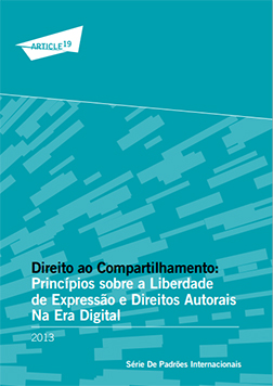 Documento busca equilíbrio entre liberdade de expressão e direitos autorais.