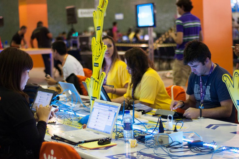 nternautas na Campus Party de 2014: o futuro da rede está em jogo