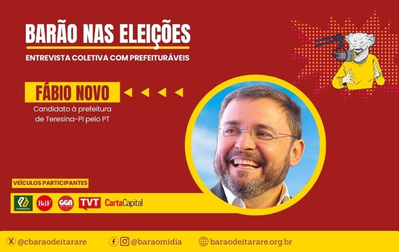 Barão nas Eleições: Mídia alternativa entrevista candidato à prefeitura de Teresina (PI), Fábio Novo 