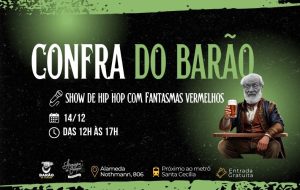 Barão encerra 2024 com festa e show de hip-hop no Armazém do Campo