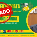 Live desta terça (10) com o deputado estadual Lúdio Cabral (PT-MT) é adiada