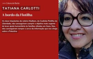A bordo da Flotilha