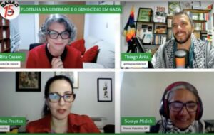 “Silenciado pela mídia comercial, povo palestino filma próprio genocídio”, denuncia Thiago Ávila