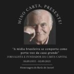 Barão de Itararé lamenta morte de Mino Carta