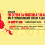 Sindicato dos Jornalistas de São Paulo promove ato-debate em defesa da Venezuela e Colômbia