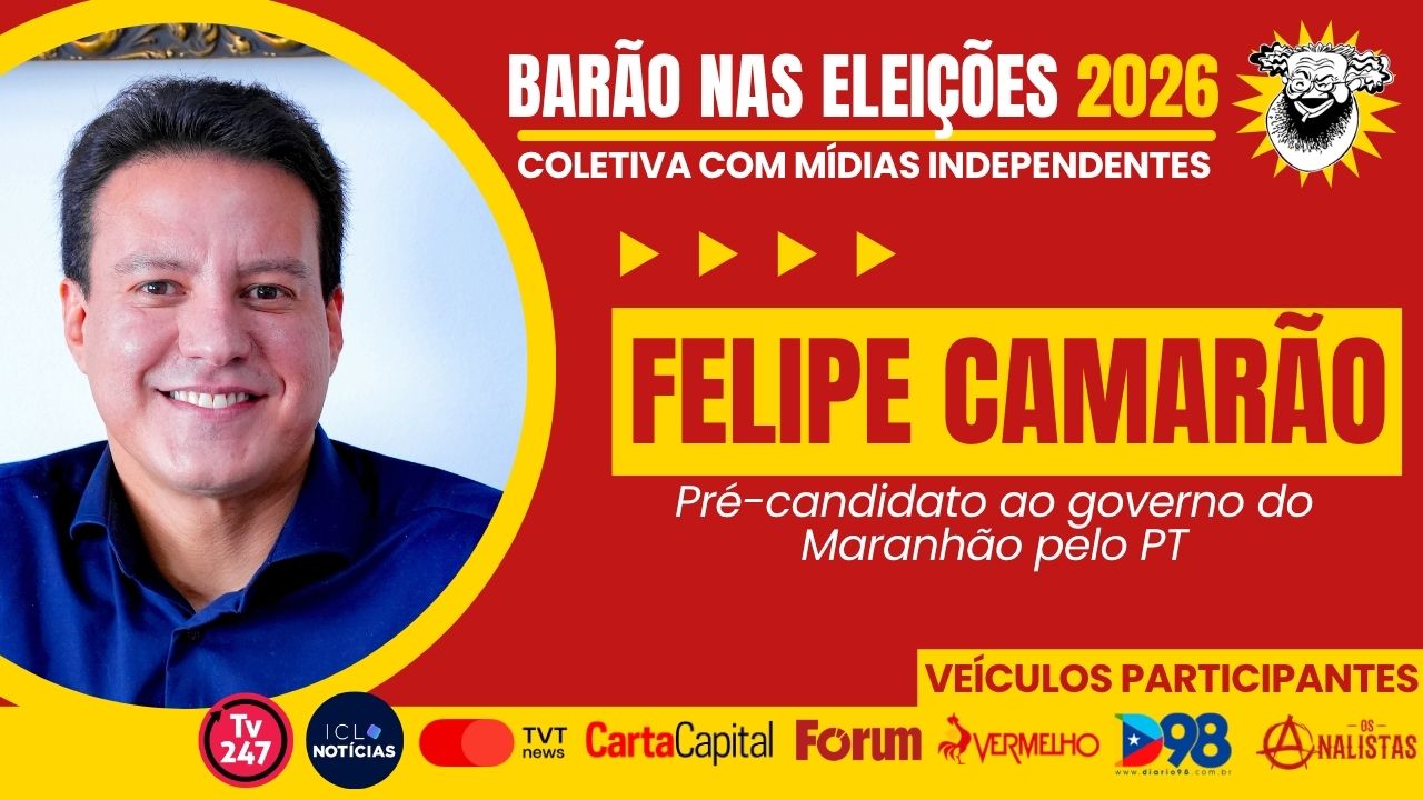 Vice-governador do Maranhão, Felipe Camarão participa do Barão nas Eleições na terça-feira (9)