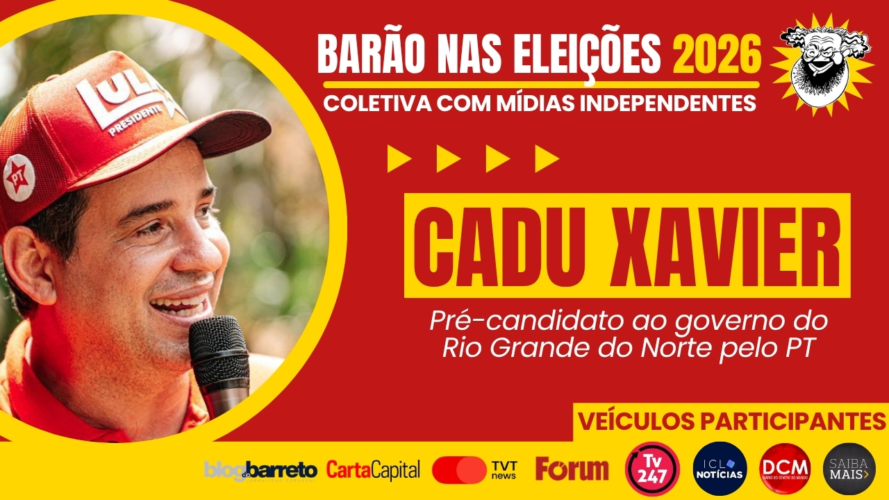 Pré-candidato ao governo do RN pelo PT, Cadu Xavier fala às mídias independentes
