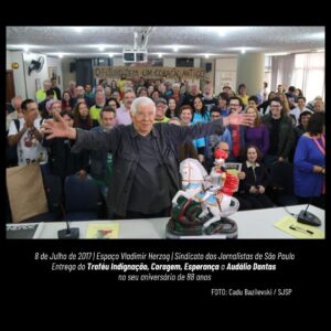 Troféu Audálio Dantas 2026 homenageia jornalistas e colaboradores do projeto Brasil: Nunca Mais