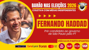 Canal do Barão de Itararé recebe Fernando Haddad nesta quarta-feira (8)