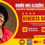 Barão nas Eleições recebe Benedita da Silva, candidata ao Senado pelo Rio de Janeiro, nesta quarta (12)