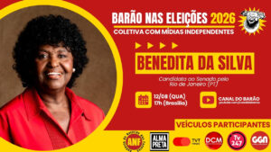 Barão nas Eleições recebe Benedita da Silva, candidata ao Senado pelo Rio de Janeiro, nesta quarta (12)