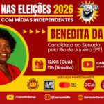 Barão nas Eleições recebe Benedita da Silva, candidata ao Senado pelo Rio de Janeiro, nesta quarta (12)