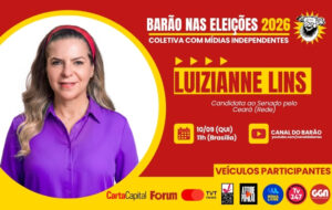 Barão nas Eleições recebe candidata ao Senado pelo Ceará, Luizianne Lins, nesta quinta-feira (10)