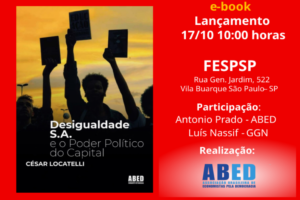 ABED lança coletânea de artigos de César Locatelli em São Paulo